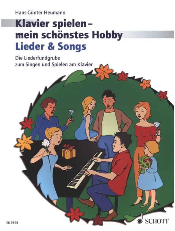 Sezónní Sleva Hans-Günter Heumann Klavier spielen mein schönstes Hobby - Lieder & Songs (noty na klavír)(+audio)