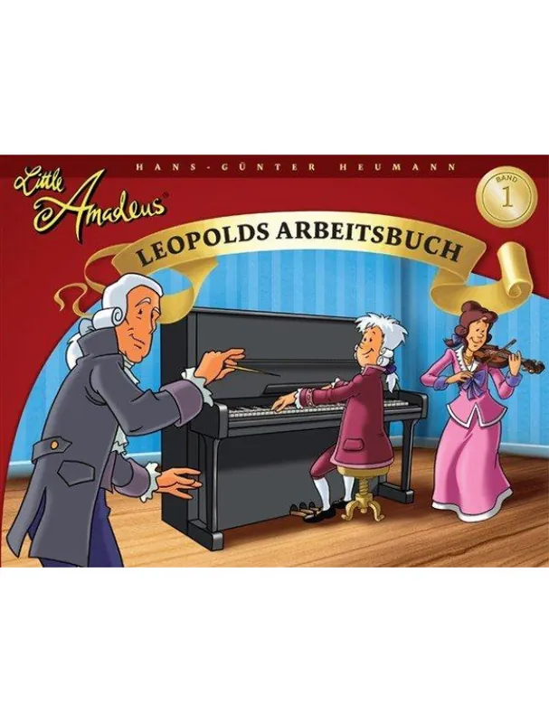 Expresní Doručení Hans-Günter Heumann Little Amadeus - Leopolds Arbeitsbuch (Band 1) (noty na sólo klavír)