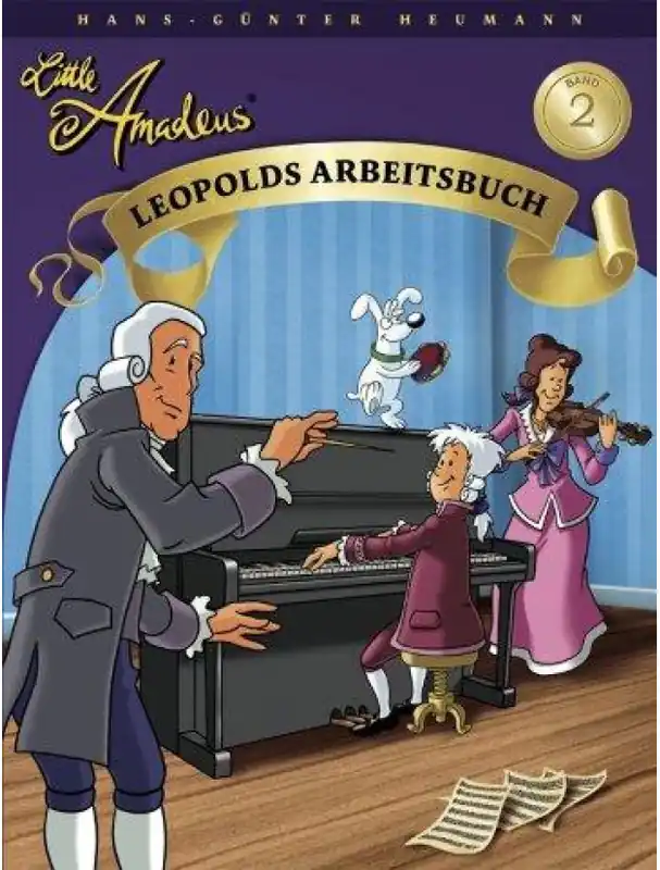 Super Cena Hans-Günter Heumann Little Amadeus - Leopolds Arbeitsbuch (Band 2) (noty na sólo klavír)