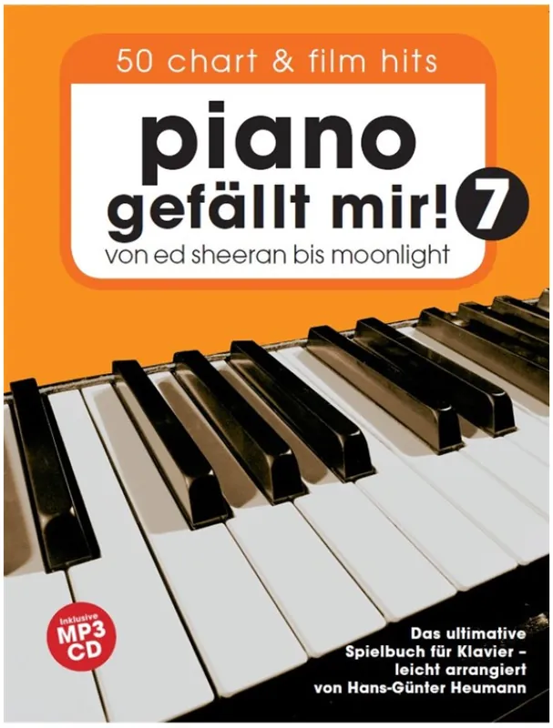 HANS-GÜNTER HEUMANN Piano gefällt mir! 50 Chart & Film Hits - Band 7 (noty na sólo klavír) (+audio) Časově Omezené