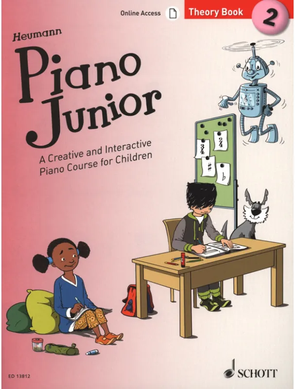 Hans-Günter Heumann Piano Junior - Theory Book 2 (noty na klavír) Výprodej