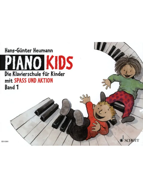 Hans-Günter Heumann Piano Kids 1 - Die Klavierschule für Kinder mit Spaß und Aktion (noty na klavír) Nejprodávanější