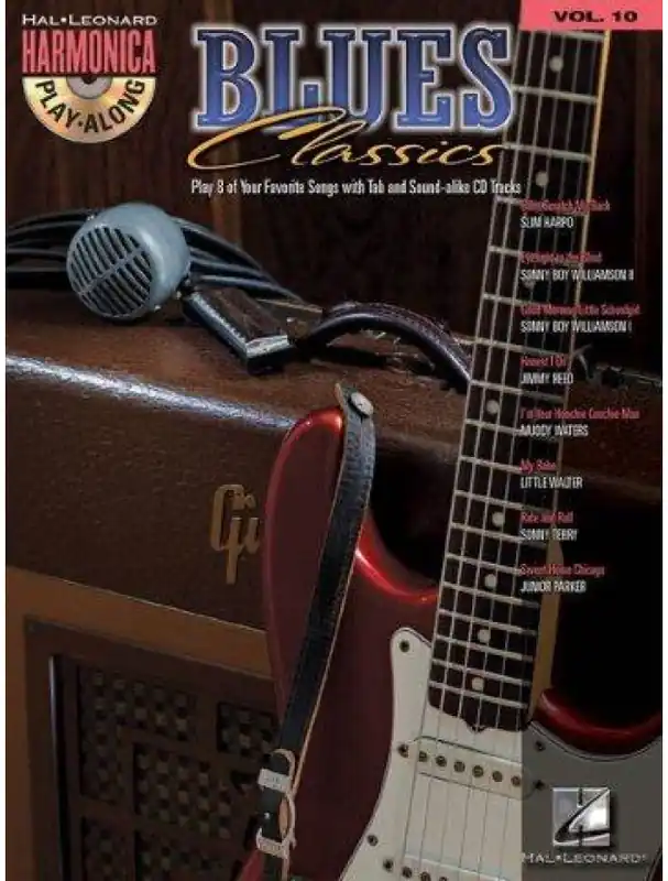 Harmonica Play-Along 10 Blues Classics (noty na harmoniku) (+audio) Cenově Výhodný