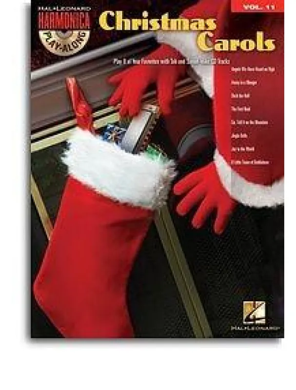 Harmonica Play-Along 11 Christmas Carols (noty, harmonika, hlas) Super Cena