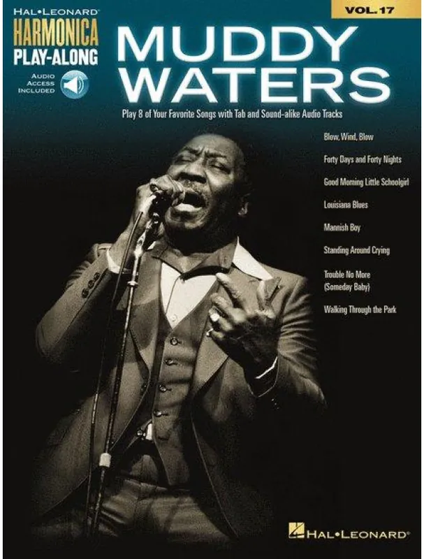 Rychlé Dodání Harmonica Play-Along 17 Muddy Waters (noty na harmoniku) (+audio)