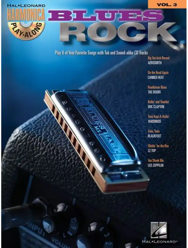 Kup Teď Harmonica Play-Along 3 Blues Rock (noty na harmoniku) (+audio)