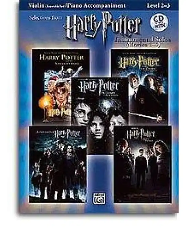 Harry Potter - Instrumental Solos (Movies 1-5) (noty na housle, klavír) (+audio) Cenový Hit