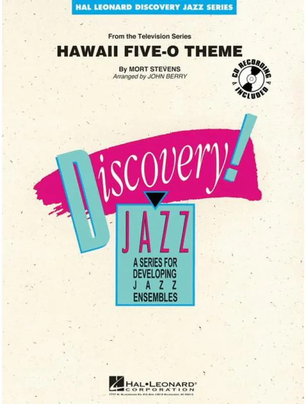 Oblíbený Hawaii Five-O Theme (snadné noty pro jazzový orchestr, party, partitura)