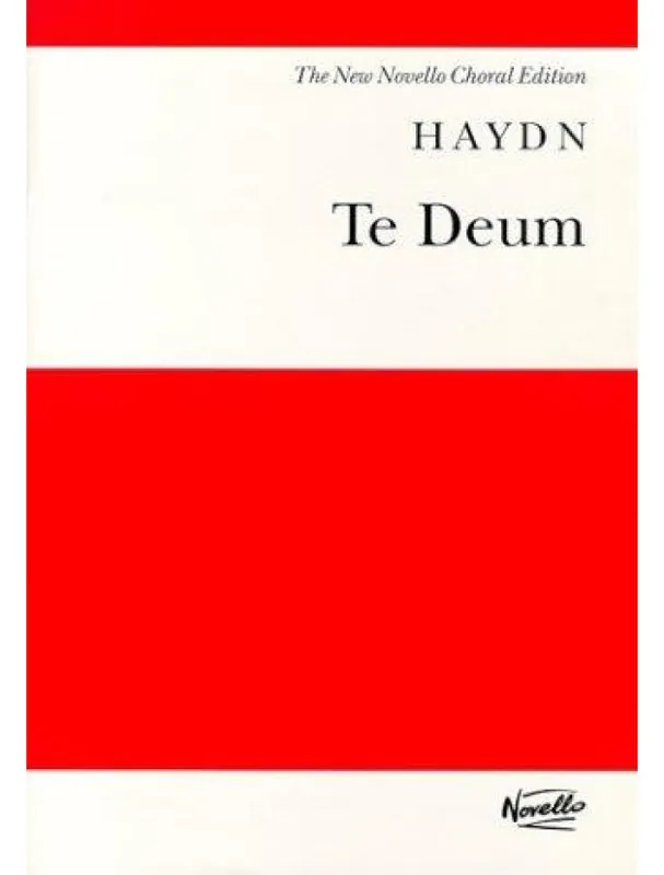 Haydn Te Deum (Vocal Score) (noty na sborový zpěv SATB, klavír) Rychlé Dodání