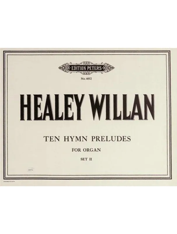 Bezpečná Platba Healey Willan 10 Hymn Preludes, Set 2 (noty na varhany)