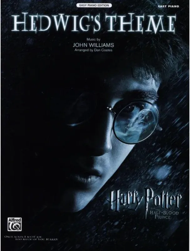 Hedwig‘s Theme From Harry Potter and The Half Blood Prince (noty na snadný klavír) Tovární Cena