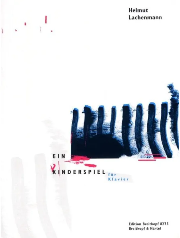 Autentický Helmut Lachenmann Ein Kinderspiel (noty na varhany)
