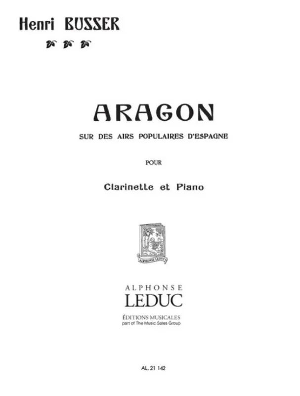 Henri Büsser Aragon (noty na klarinet, klavír) Aktuální