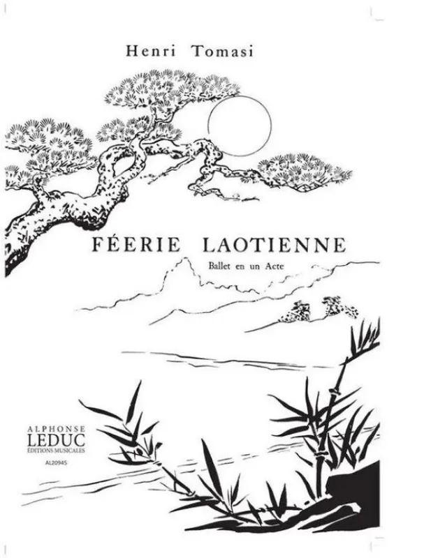 Henri Tomasi Feerie Laotienne (noty na klavír) Vysoce Kvalitní
