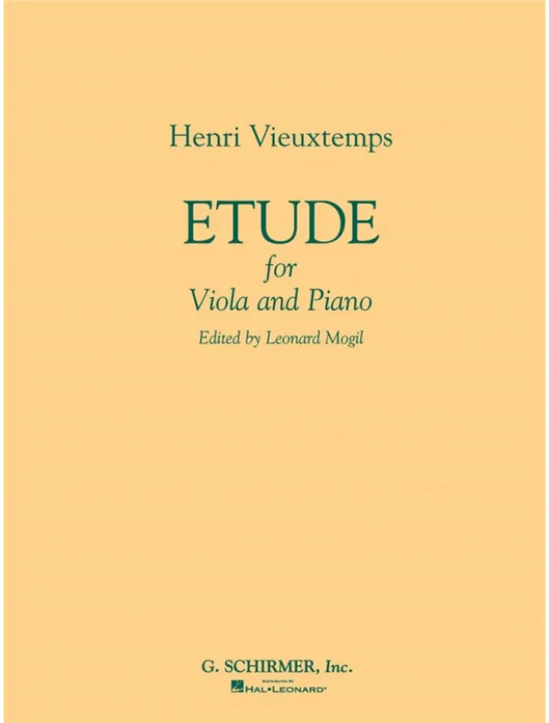 Henri Vieuxtemps Etude (noty na violu, klavír) Aktuální