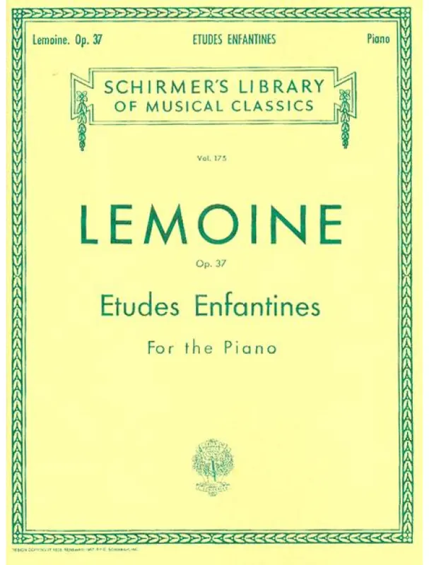 Henry Lemoine Etudes Enfantines, Op. 37 (noty na klavír) Nízká Cena