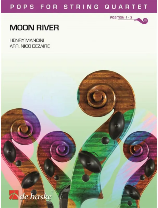 Odeslání Ihned Henry Mancini Moon River (noty pro smyčcový kvartet)