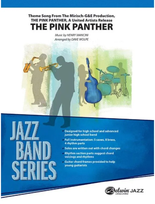 Henry Mancini The Pink Panther (noty pro jazzový orchestr, partitura, party) Poslední Šance