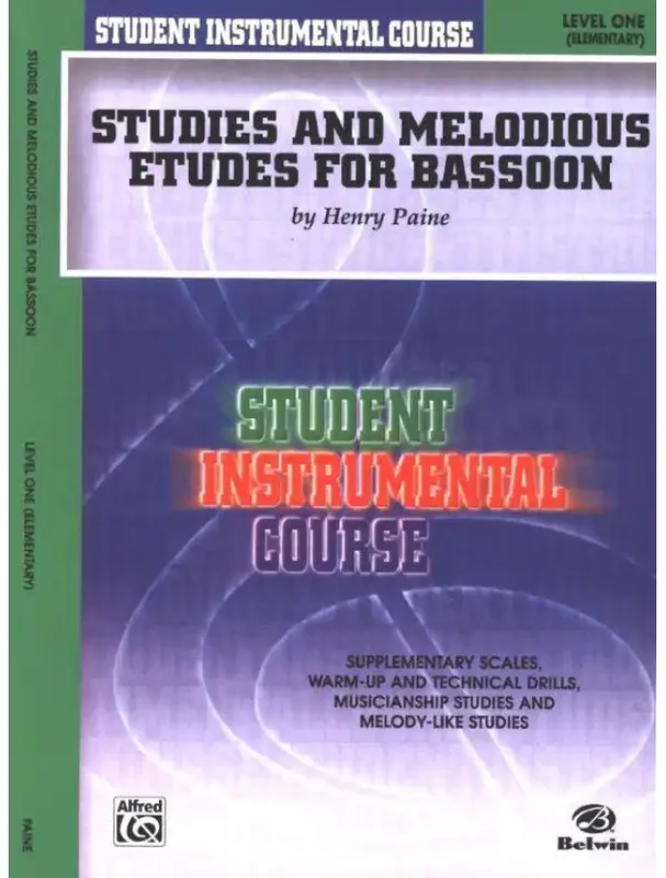 Henry Paine Studies And Melodious Etudes 1 (noty na fagot) Nejprodávanější