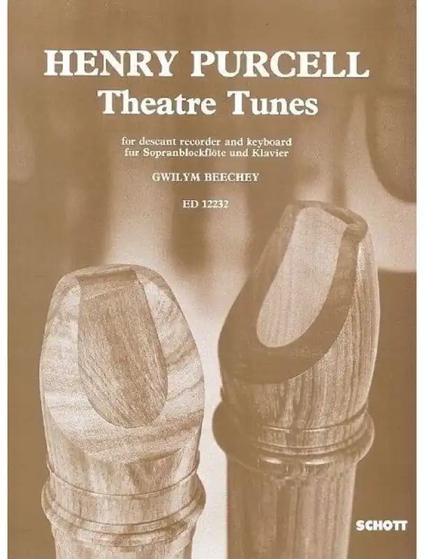 Henry Purcell Theater Tunes (noty na zobcovou flétnu, klavír) Časově Omezené