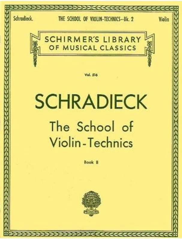 Sezónní Sleva Henry Schradieck School Of Violin Technics - Book 2 (Double Stops) (noty na housle)