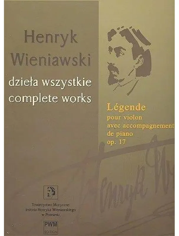 Bezpečná Platba Henryk Wieniawski Legende Op. 17 (noty na housle, klavír)