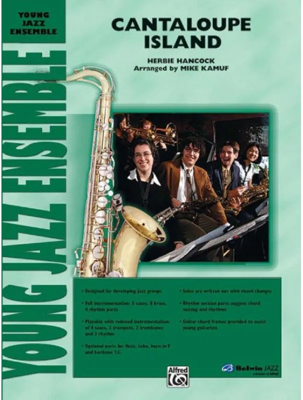 Herbie Hancock Cantaloupe Island (noty pro školní jazzový orchestr, party, partitura) Tovární Cena