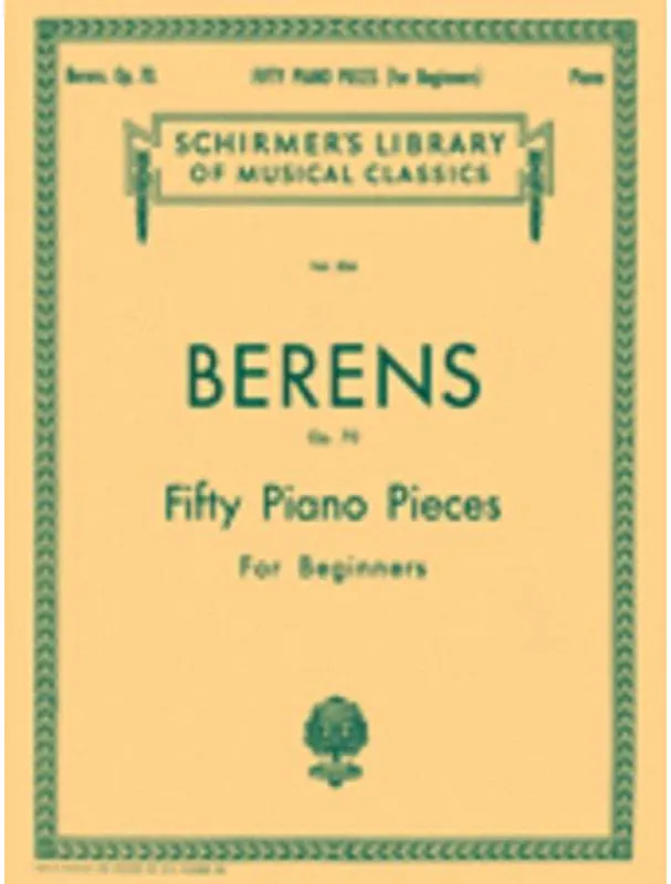 Aktuální Hermann Berens 50 Pieces without Octaves, Op. 70 (noty na klavír)