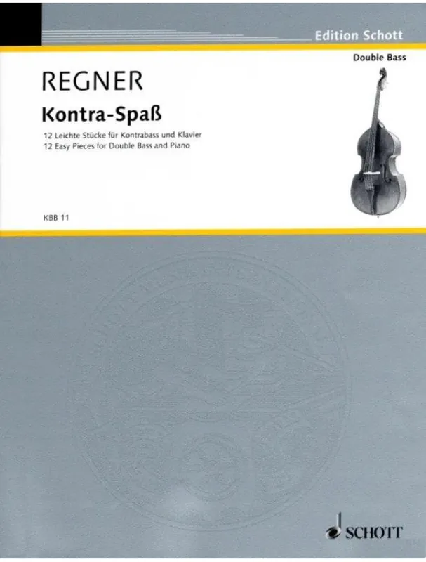 Sleva Hermann Regner Kontra-Spass (noty na kontrabas, klavír)