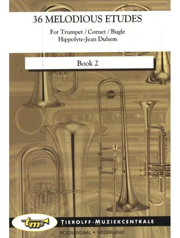 Hit Sezóny Hippolyte-Jean Duhem 36 Melodious Etudes Book 2 (noty na trubku, kornet)