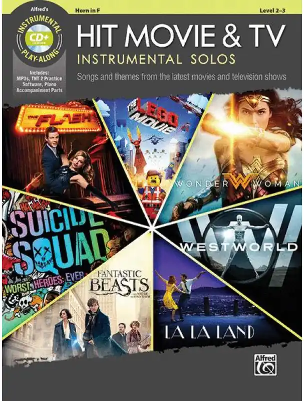 Akční Nabídka Hit Movie and TV Instrumental Solos (noty na lesní roh)(+audio)