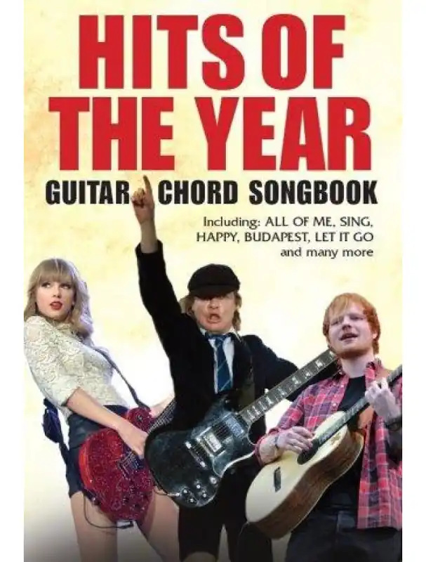 Výhodná Nabídka Hits Of The Year Guitar Chord Songbook (akordy na kytaru, texty písní)