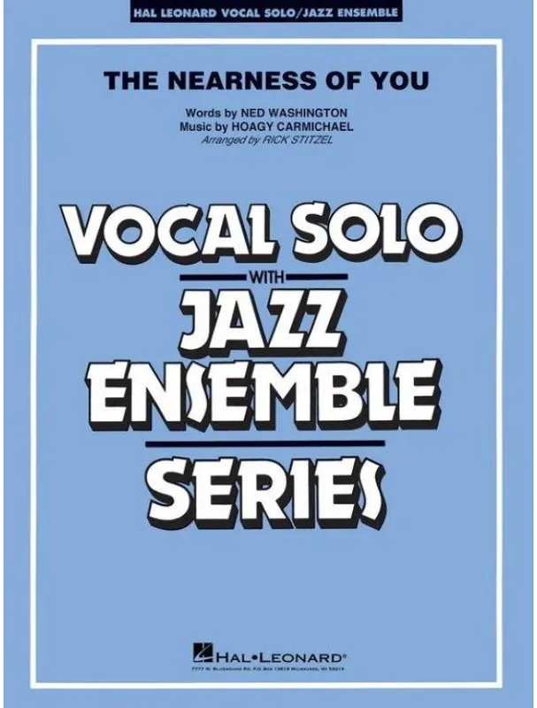 Nakupujte Hned Hoagy Carmichael The Nearness of You (noty pro jazzový orchestr+zpěv, party, partitura)