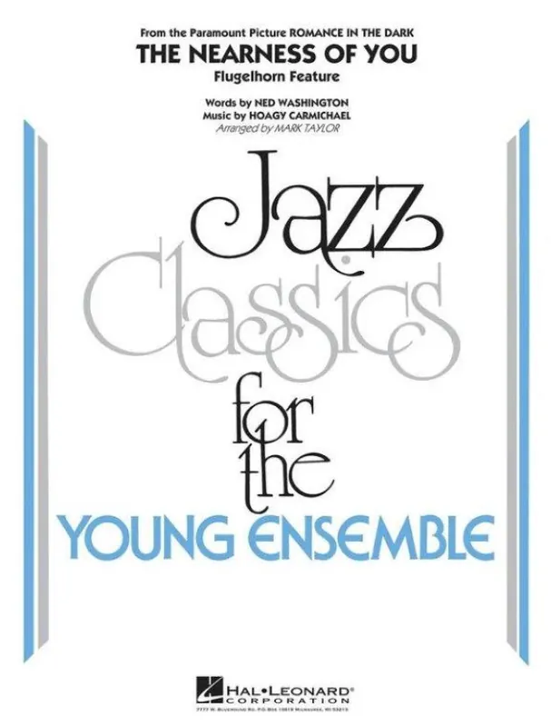 Zlevněný Hoagy Carmichael The Nearness of You (noty pro školní jazzový orchestr, party, partitura)