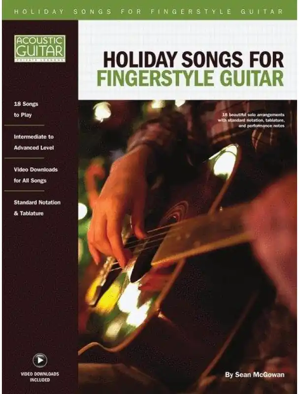 Holiday Songs for Fingerstyle Guitar (noty, tabulatury na kytaru) (+video) Jen Po Omezenou Doba