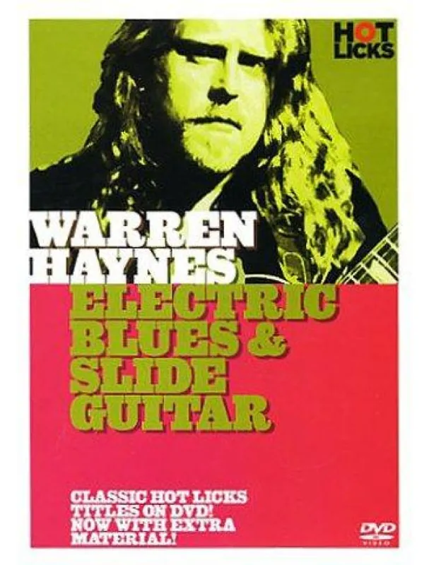 Hot Licks Warren Haynes - Electric Blues And Slide Guitar (videoškola hry na kytaru) Horká Nabídka