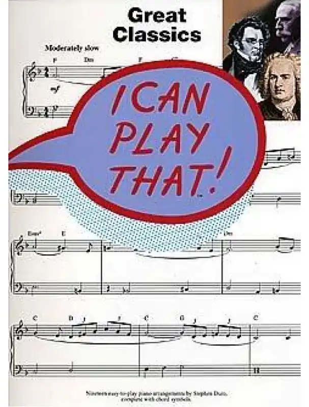 I Can Play That! Great Classics (noty, sólo klavír, akordy) Značkový