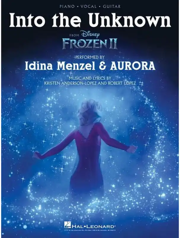 Idina Menzel & Aurora Into the Unknown from Frozen II (noty na klavír, zpěv, akordy) Vrácení Zdarma