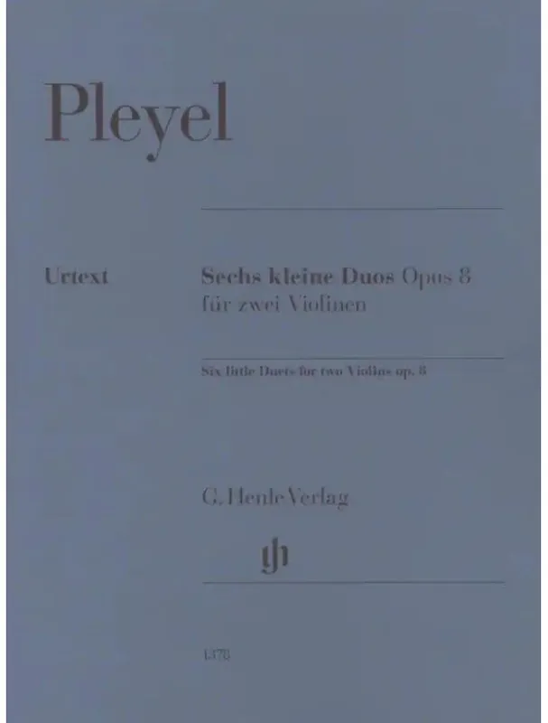 Kup Teď Ignaz Josef Pleyel Six little Duets op. 8 (noty na housle)