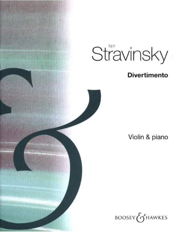 Igor Stravinskij Divertimento (noty na housle, klavír) Zlevněný