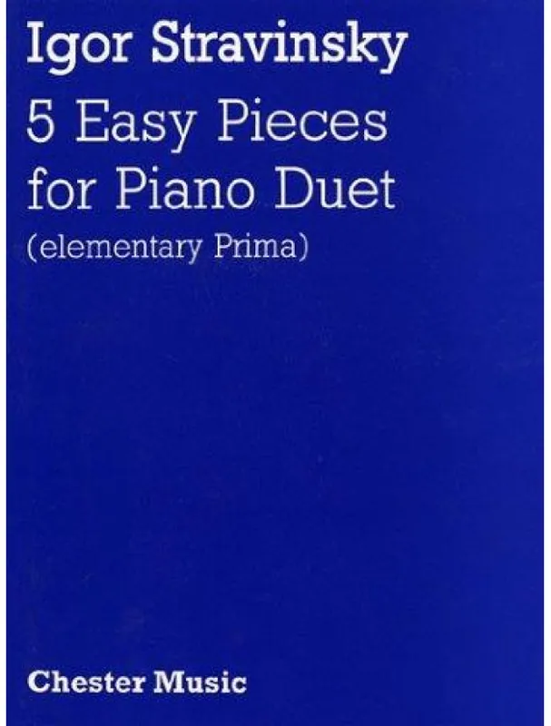 Igor Stravinskij Five Easy Pieces (noty na čtyřruční klavír) Objednat Nyní
