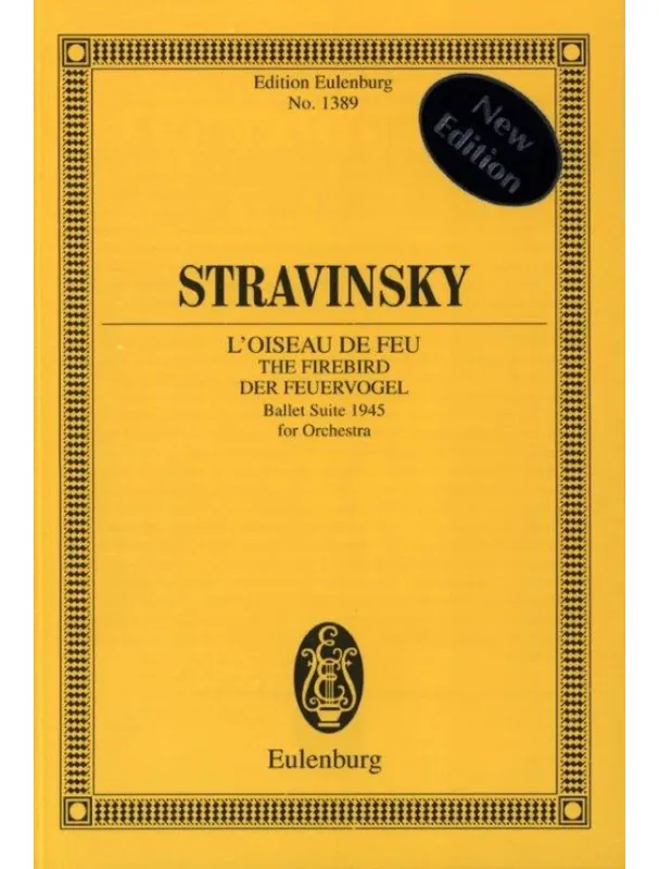 Kup Teď Igor Stravinskij L‘Oiseau de feu (noty, partitura)