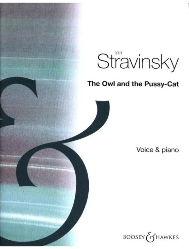 Ověřený Igor Stravinskij Owl And The Pussy Cat (noty na klavír, zpěv)