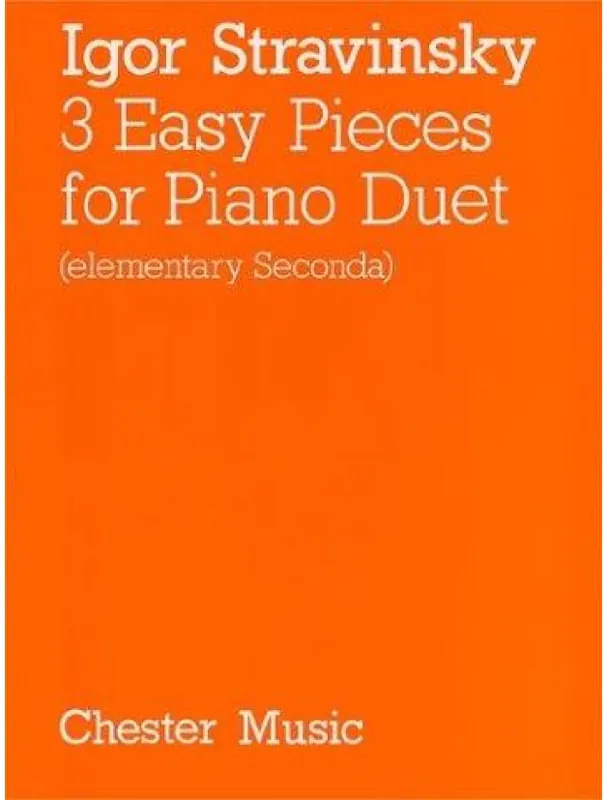 Objednat Nyní Igor Stravinskij Three Easy Pieces (noty na čtyřruční klavír)