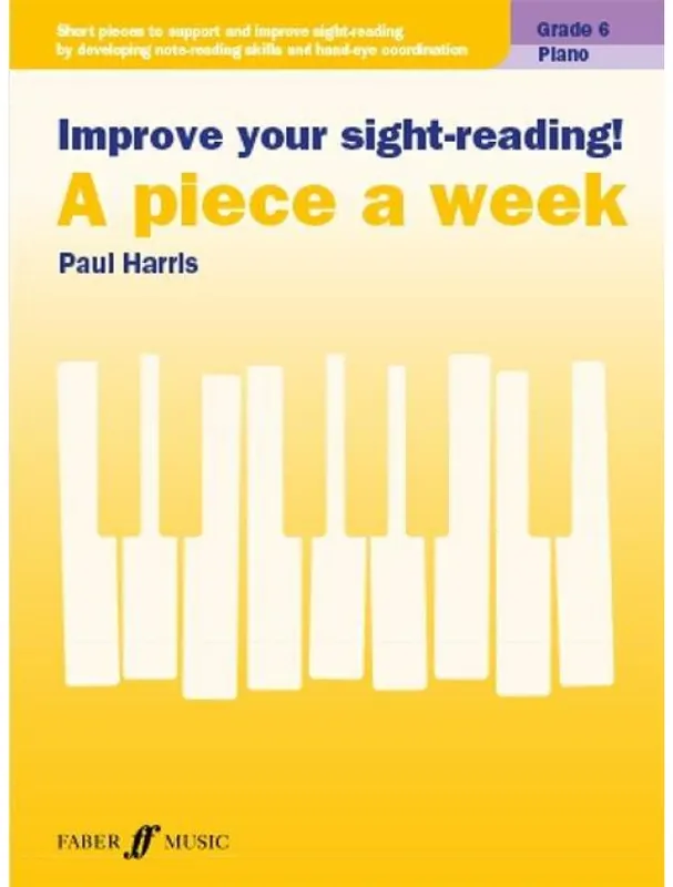 Víkendová Akce Improve your sight-reading! Piano Grade 6 (noty na klavír)