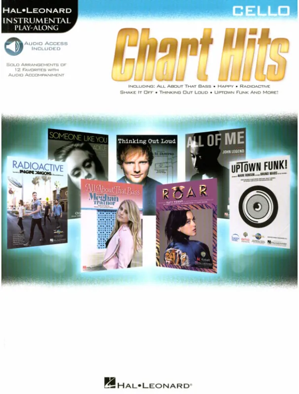 Instrumental Play-Along Chart Hits - Cello (noty na violoncello) (+audio) Nakupujte Hned