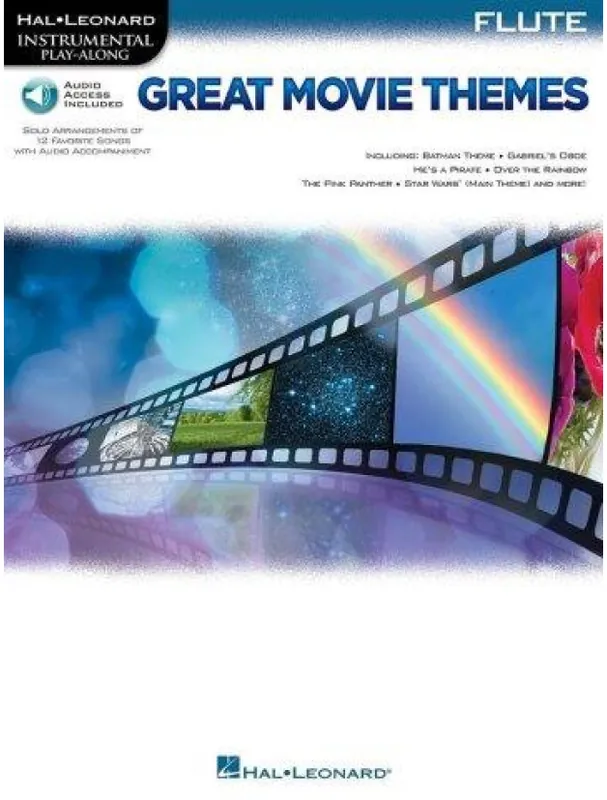 Instrumental Play-Along Great Movie Themes - Flute (noty na příčnou flétnu) (+audio) Ověřený