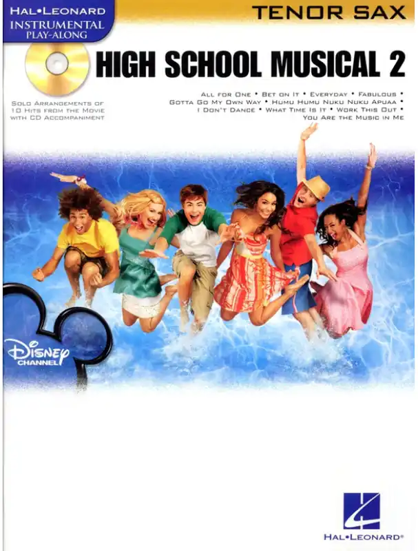 Instrumental Play-Along High School Musical 2 (noty na tenorsaxofon) (+audio) Cenový Hit