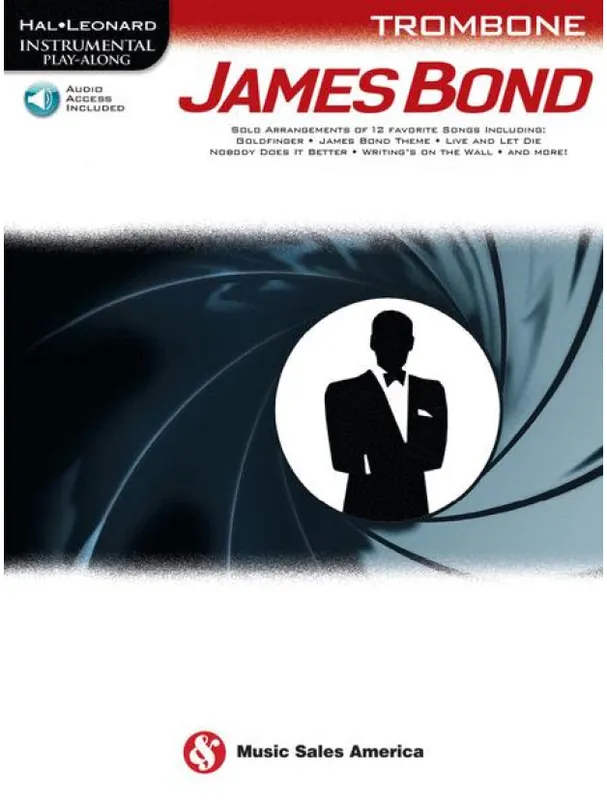 Nízká Cena Instrumental Play-Along James Bond (noty na pozoun) (+audio)