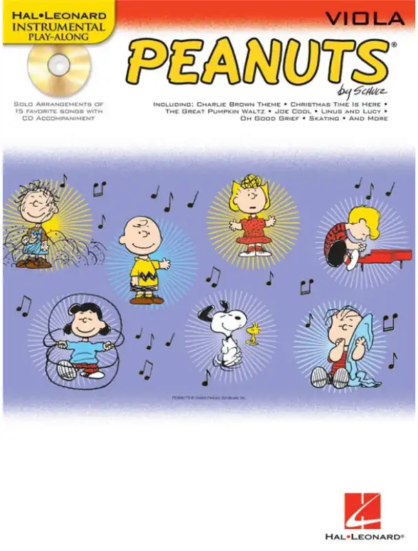 Výprodej Instrumental Play-Along Peanuts (noty na violu) (+audio)
